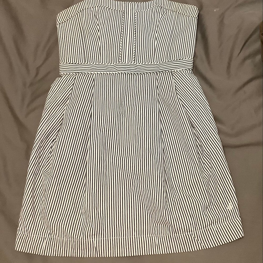 Jack Wills Pinstriped Sundress with Pockets